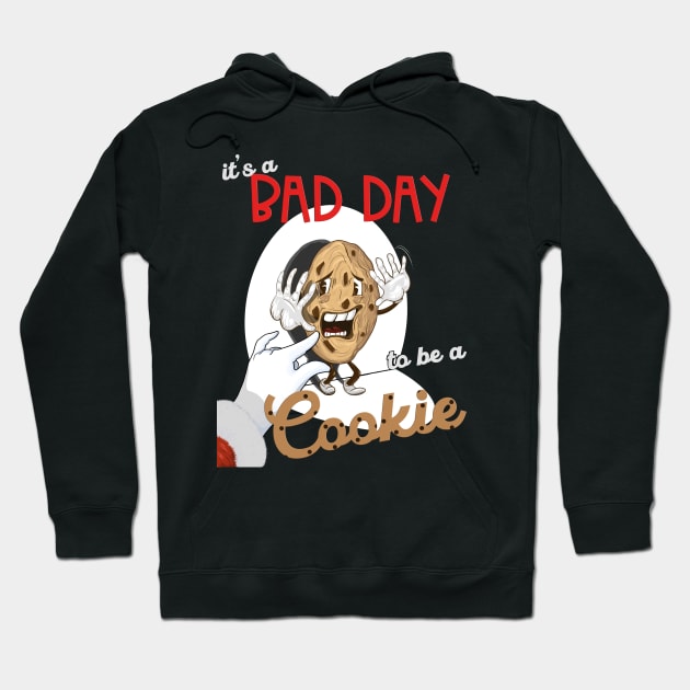 A Bad Day To Be A Cookie - Christmas Hoodie by TuuliTuule